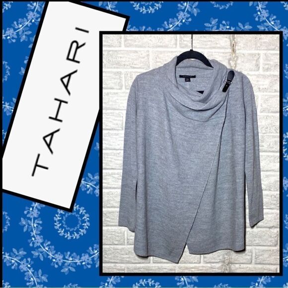 Tahari Wool Cardigan Women's Size Small - Picture 1 of 11